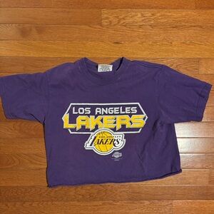 Vintage Lakers cropped tee